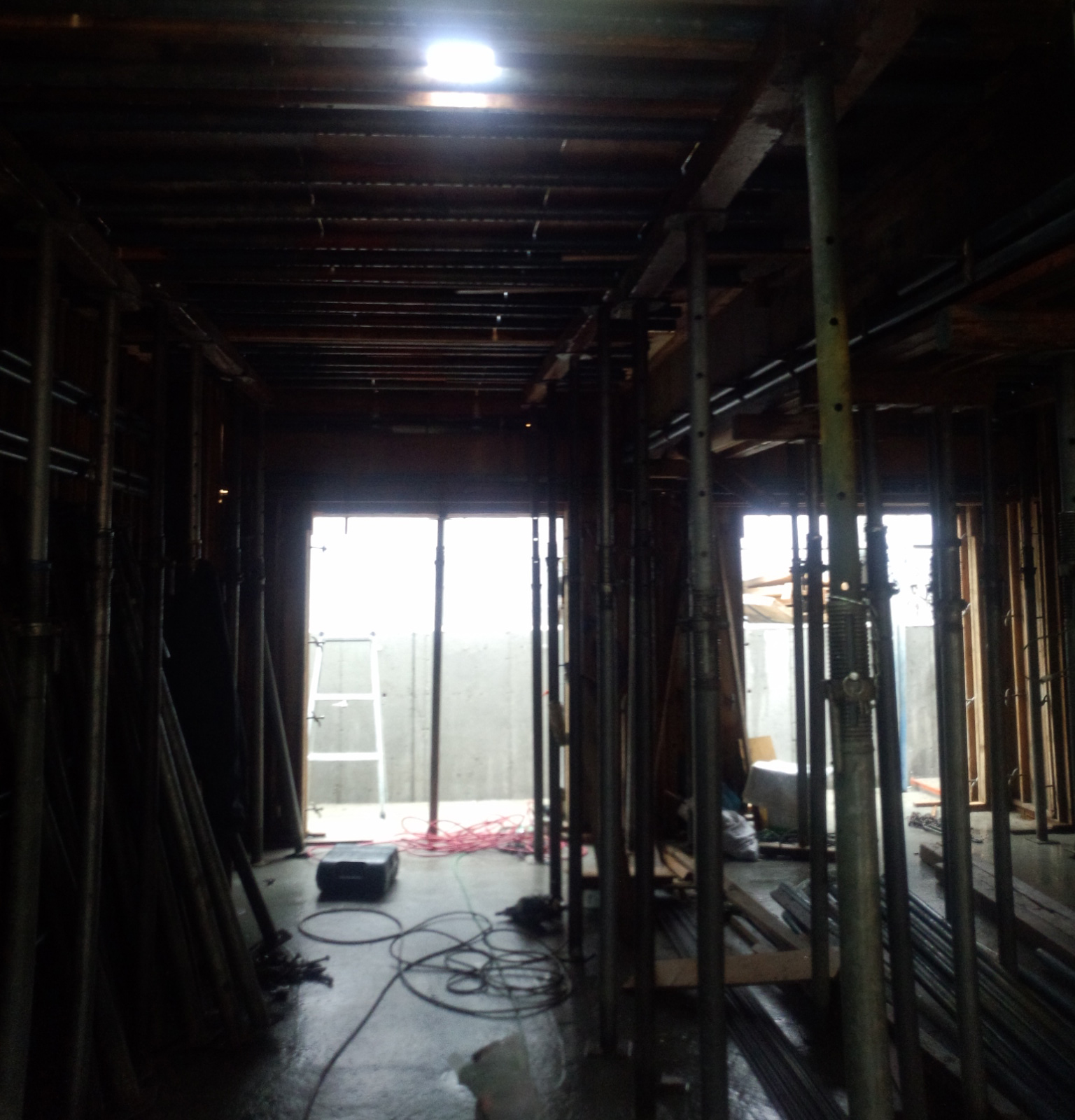 建込作業後